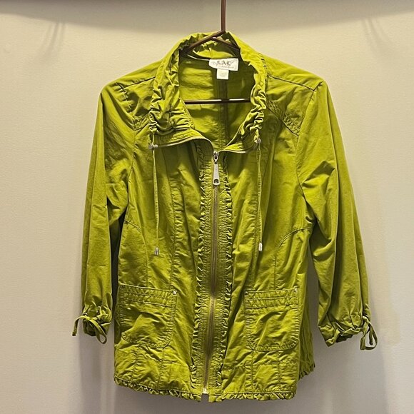 Live A Little Ruffled Jacket - Picture 1 of 4